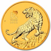 Золота монета 1/4oz Рік Тигра 25 доларів 2022 Австралія