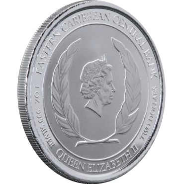 Серебряная монета 1oz Гренада 2 доллара 2020 Восточные Карибы