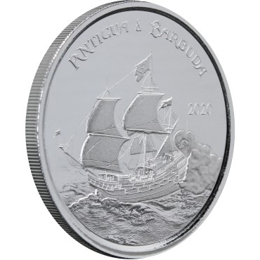 Срібна монета 1oz Антігуа та Барбуда 2 долара 2020 Антігуа та Барбуда