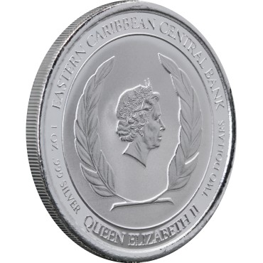 Срібна монета 1oz Антігуа та Барбуда 2 долара 2020 Антігуа та Барбуда