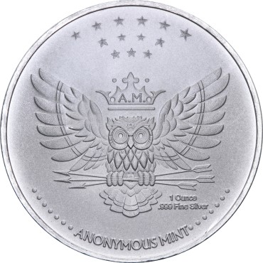 Серебряный раунд 1oz Memento Mori США