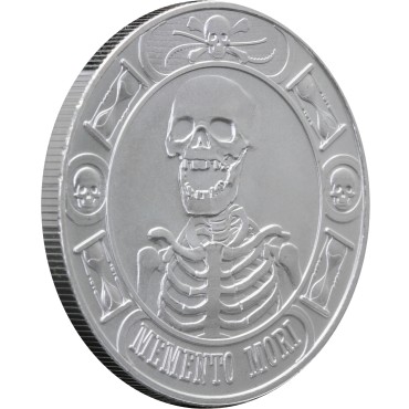 Серебряный раунд 1oz Memento Mori США