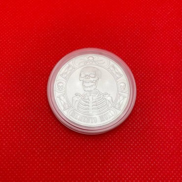 Серебряный раунд 1oz Memento Mori США