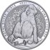 Срібна монета 1oz Берберійська Макака 2 фунта 2021 Гібралтар
