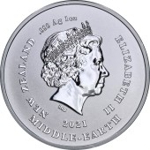 Срібна монета 1oz Володар Перстнів: Гендальф 1 долар 2021 Нова Зеландія