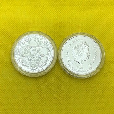 Срібна монета 1oz Володар Перстнів: Гендальф 1 долар 2021 Нова Зеландія
