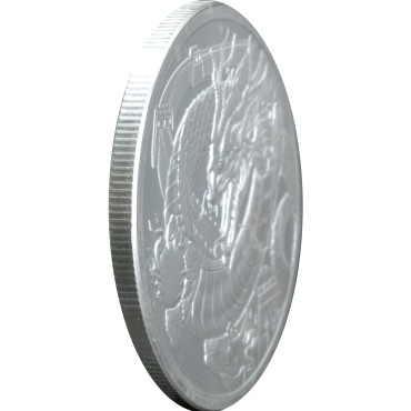 Серебряный раунд 1oz Дракон Китай (3/6) США