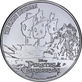 Срібна монета 1oz Пірати Карибського Моря: Летучий Голландець 2 долара 2021 Ніуе