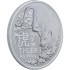 Серебряная монета 1oz Год Тигра 1 доллар 2022 Австралия