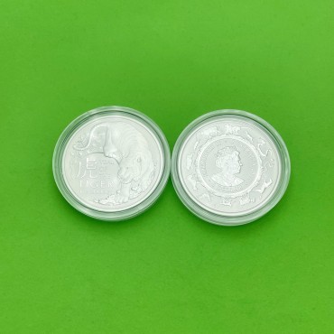 Серебряная монета 1oz Год Тигра 1 доллар 2022 Австралия