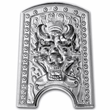 Срібний раунд 2oz Щит Doggaebi Chiwoo Cheonwang Південна Корея