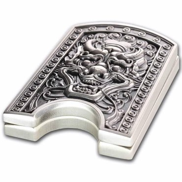 Срібний раунд 2oz Щит Doggaebi Chiwoo Cheonwang Південна Корея