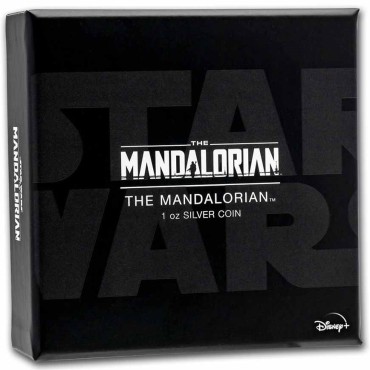 Срібна монета 1oz Зоряні Війни: Мандалорець 2 долара 2021 Ніуе