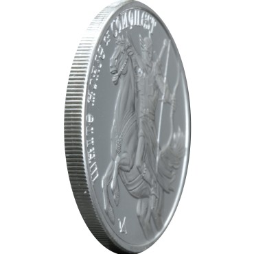 Серебряный раунд 1oz Белая Лошадь Завоеваний (3/4) США