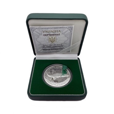 Серебряная монета 1oz Марена Днепровская 10 гривен 2018 Украина