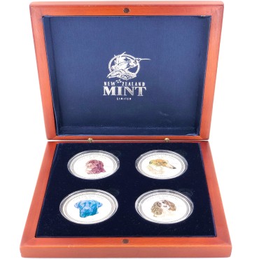 Набір срібних монет 1oz Рік Собаки 3000 рієль 2006 Камбоджа