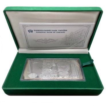 Серебряная банкнота 3oz "10 гривен 2004" 2012 Украина