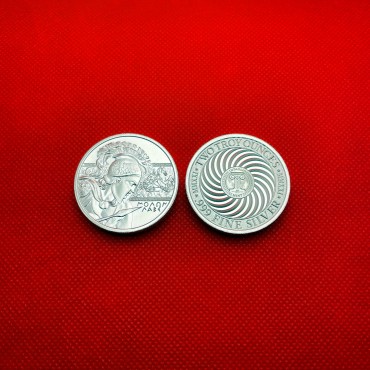 Срібний раунд 2oz Molon Labe I 2021 США