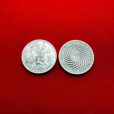 Срібний раунд 2oz Molon Labe IV 2021 США