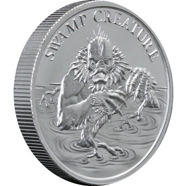 Серебряный раунд 2oz Болотное Существо 2021 США