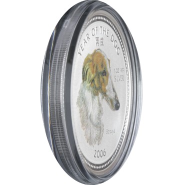 Набір срібних монет 1oz Рік Собаки 3000 рієль 2006 Камбоджа