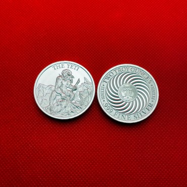 Срібний раунд 2oz Єті 2021 США