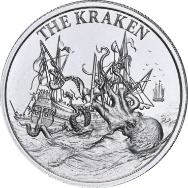 Срібний раунд 2oz Кракен 2021 США