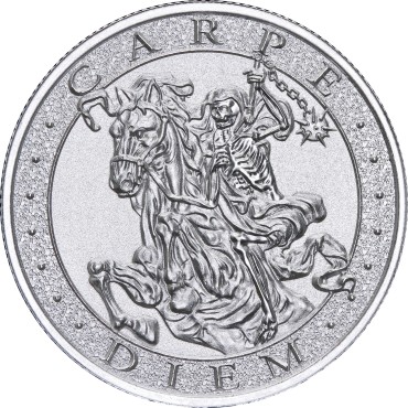 Серебряный раунд 2oz Carpe Diem 2021 США