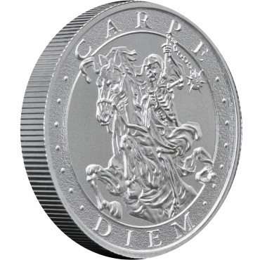 Серебряный раунд 2oz Carpe Diem 2021 США