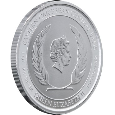 Срібна монета 1oz Гренада 2 долара 2021 Східні Кариби