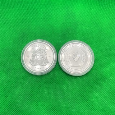 Срібна монета 1oz Гренада 2 долара 2021 Східні Кариби