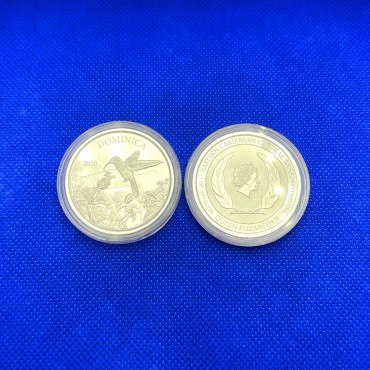 Серебряная монета 1oz Доминика 2 доллара 2020 Восточные Карибы