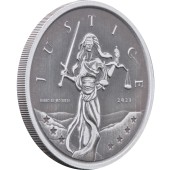 Серебряная монета 1oz Иконы Инноваций: Галилео Галлилей 5 долларов 2021 Ниуэ