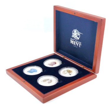 Набір срібних монет 1oz Рік Собаки 3000 рієль 2006 Камбоджа