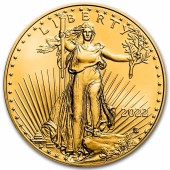 Золотая монета 1/2oz Американский Орел 25 долларов 2022 США