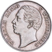 Серебряная монета 1 Сюзный Талер 1862 Вюртемберг