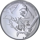 Срібна монета 1oz Дарт Вейдер "Зоряні Війни" 2 долара 2020 Ніуе