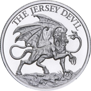 Срібний раунд 2oz Диявол із Джерсі 2021 США
