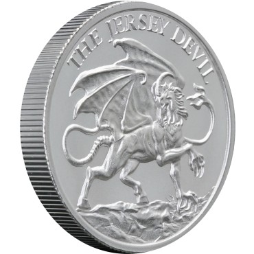 Срібний раунд 2oz Диявол із Джерсі 2021 США