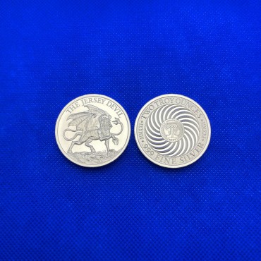 Срібний раунд 2oz Диявол із Джерсі 2021 США