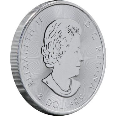Серебряная монета 1,5oz Гризли 8 долларов 2017 Канада