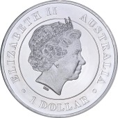 Серебряная монета 1oz Воронковый Паук 1 доллар 2015 Австралия