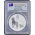 Серебряная монета 1oz Год Тигра 1 доллар 2022 Австралия (PCGS MS70, First Strike, Flag Label)