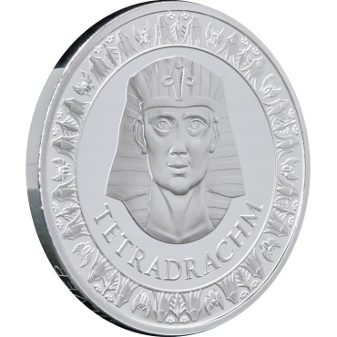 Серебряный раунд 1oz 7 Чудес Света: Александрийский Маяк тетрадрахма США