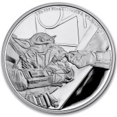 Срібна монета 1oz Зоряні Війни: Грогу 2 долара 2022 Ніуе