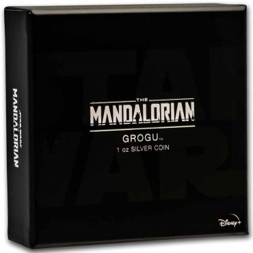 Серебряная монета 1oz Звездные Войны: Грогу 2 доллара 2022 Ниуэ