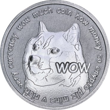 Срібний раунд 1oz Догікоін США