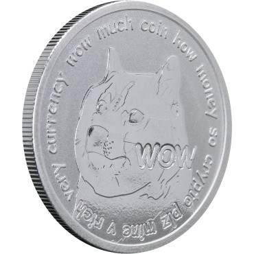 Серебряный раунд 1oz Догикоин США
