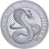 Серебряная монета 1oz Кобра 1 фунт стерлингов 2022 Остров Святой Елены