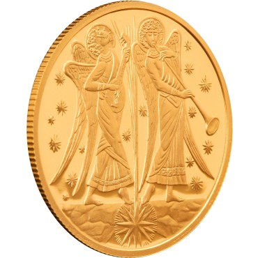 Золота монета 6g Ангели 25 дінер 2012 Андора